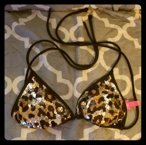 Super cute sparkly bikini top